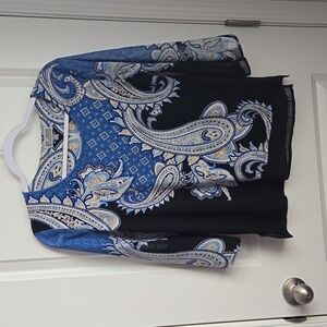 JM collect petite sz P/M Blouse Paisley